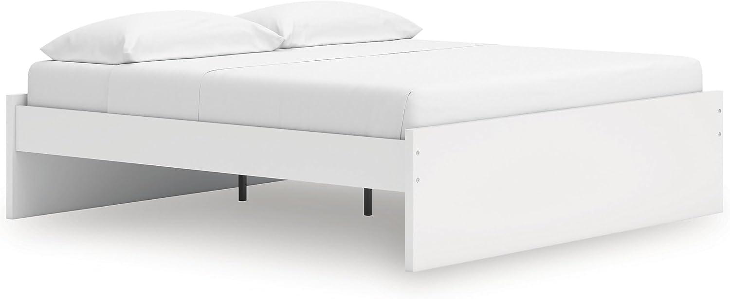 imageSignature Design by Ashley Onita Contemporary King Platform Bed Panels White