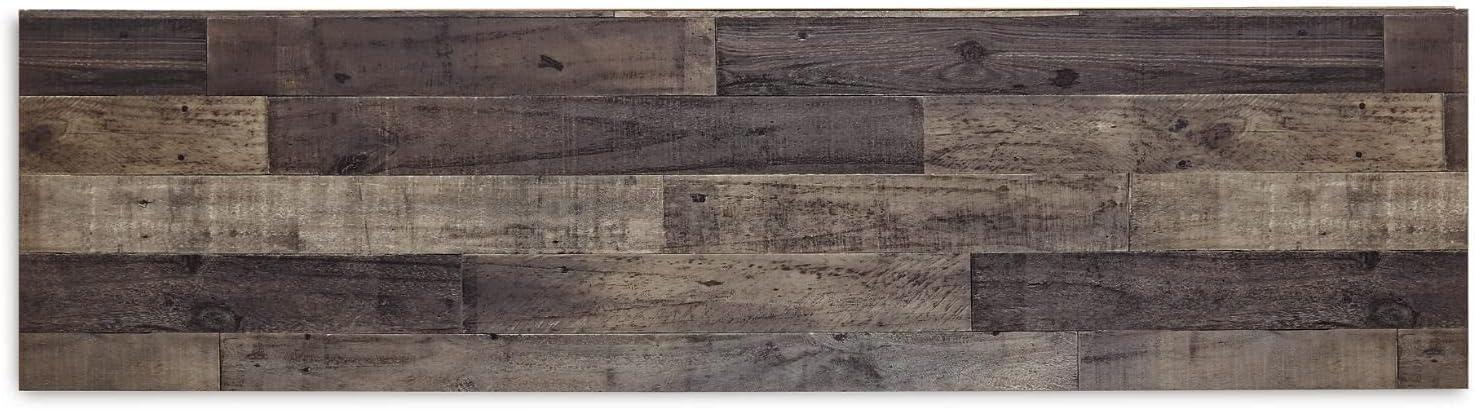 imageSignature Design by Ashley Roddinton Traditional 72 TV Stand with Electric Fireplace for TVs up to 82 Dark BrownGrey