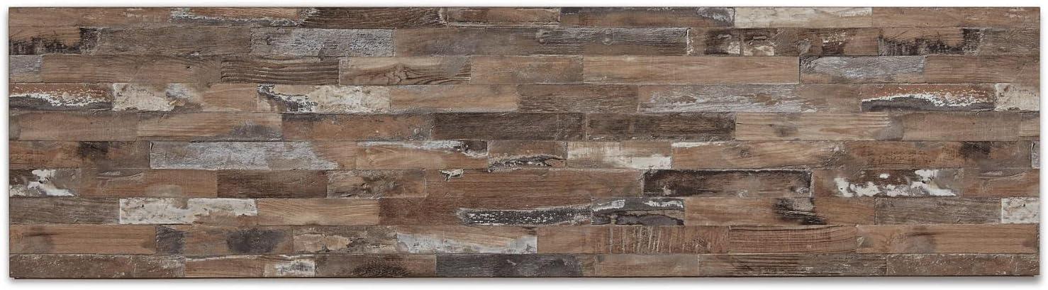 imageSignature Design by Ashley Roddinton Traditional 72 TV Stand with Electric Fireplace for TVs up to 82 Dark BrownWhitewash