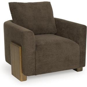 Signature Design by Ashley Dairlett Contemporary Accent Chair with Reversible Back Cushion, Dark Brown & Light Brown