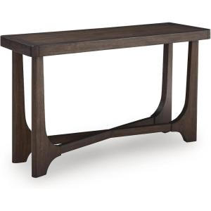 Signature Design by Ashley Korestone Contemporary Sofa Console Table, Dark Brown