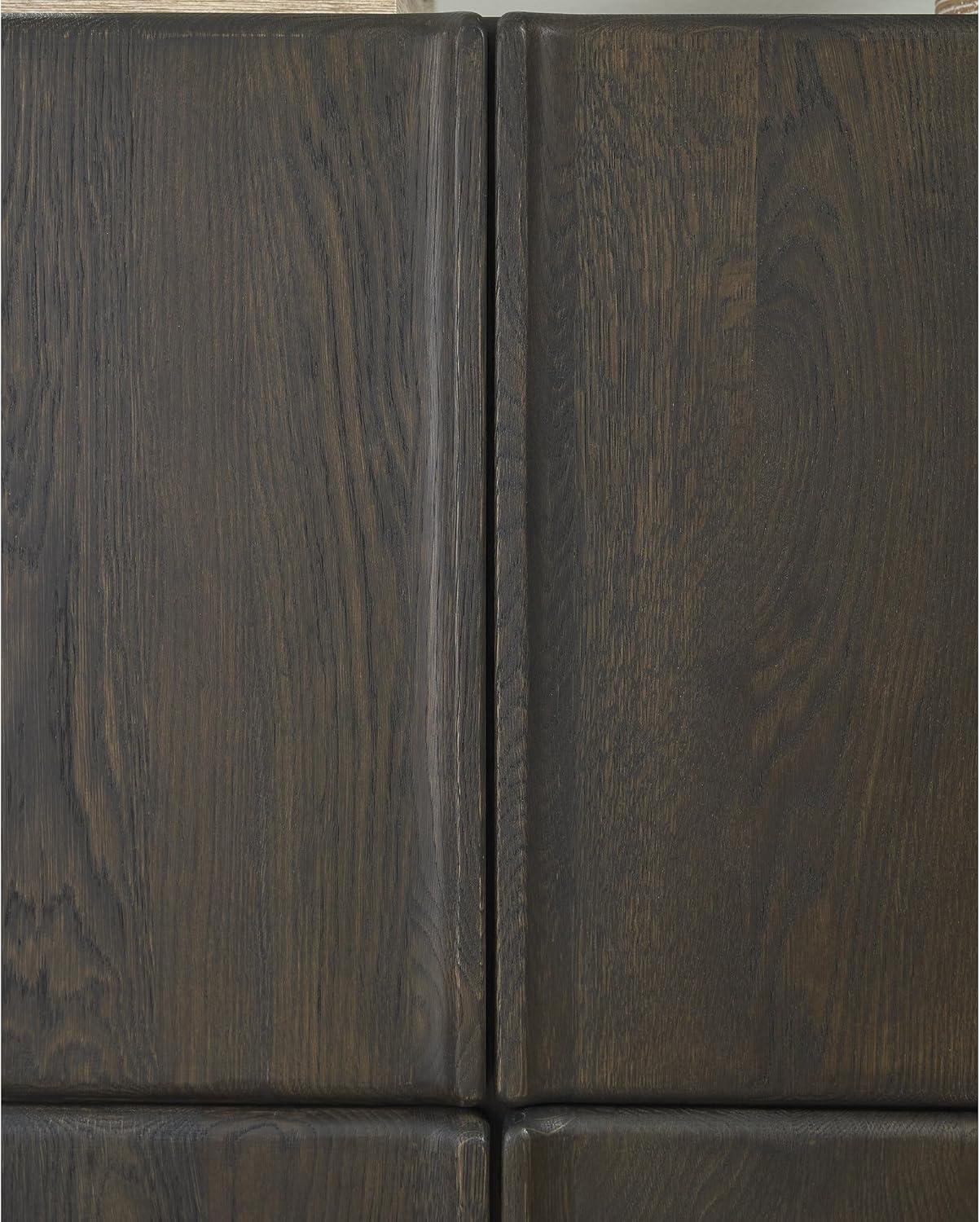 imageSignature Design by Ashley Orsonal Contemporary Accent Cabinet with AntiTipping Dark Brown