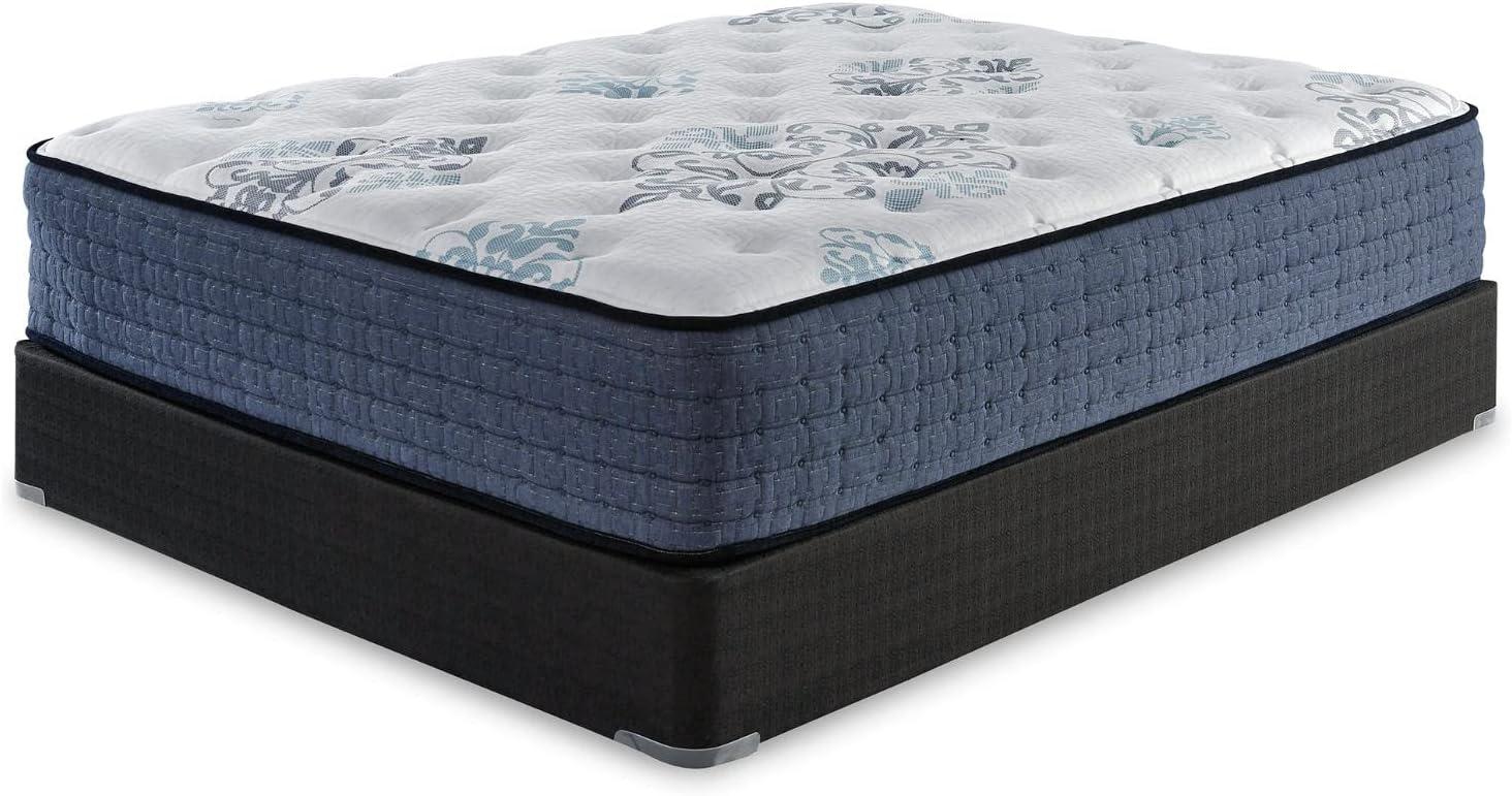 imageSignature Design By Ashley Destin Cove Plush Queen Hybrid Mattress Stretch Knit Cooling Cover Memory Foam Wrapped Coil Unit 60 W x 795 D x 15 H Blue13