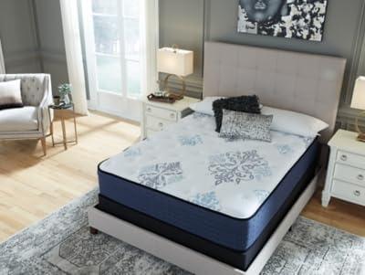 imageSignature Design By Ashley Destin Cove Plush Queen Hybrid Mattress Stretch Knit Cooling Cover Memory Foam Wrapped Coil Unit 60 W x 795 D x 15 H Blue13