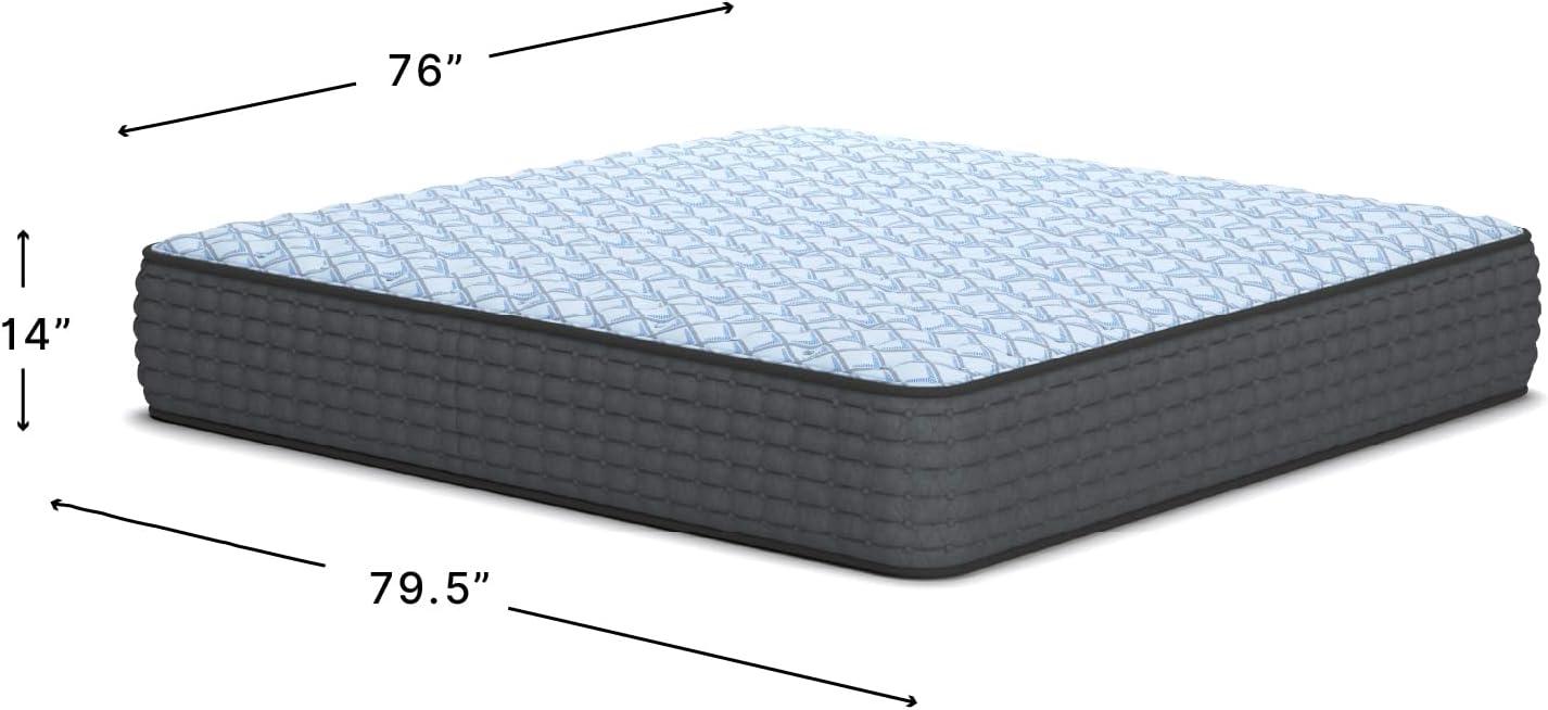 imageSignature Design By Ashley Destin Cove Plush Queen Hybrid Mattress Stretch Knit Cooling Cover Memory Foam Wrapped Coil Unit 60 W x 795 D x 15 H Blue14