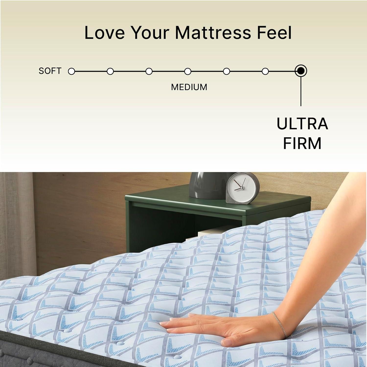 imageSignature Design By Ashley Destin Cove Plush Queen Hybrid Mattress Stretch Knit Cooling Cover Memory Foam Wrapped Coil Unit 60 W x 795 D x 15 H Blue14