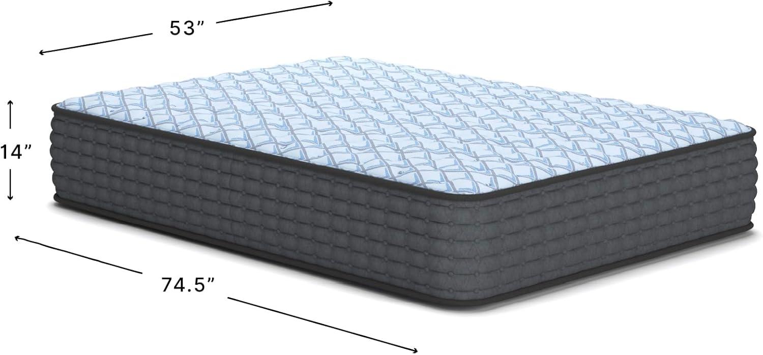 imageSignature Design By Ashley Destin Cove Plush Queen Hybrid Mattress Stretch Knit Cooling Cover Memory Foam Wrapped Coil Unit 60 W x 795 D x 15 H Blue14