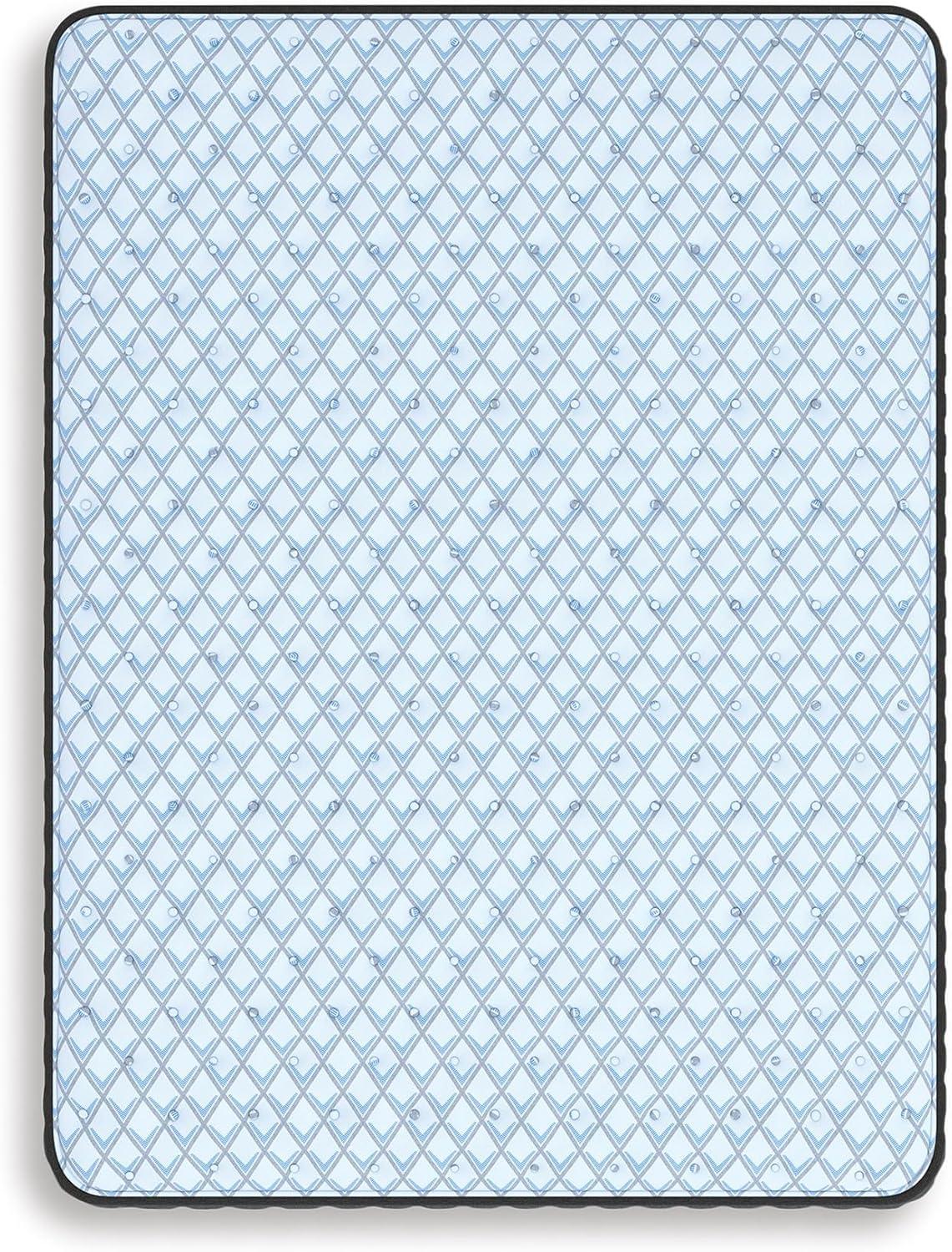 imageSignature Design By Ashley Destin Cove Plush Queen Hybrid Mattress Stretch Knit Cooling Cover Memory Foam Wrapped Coil Unit 60 W x 795 D x 15 H Blue14