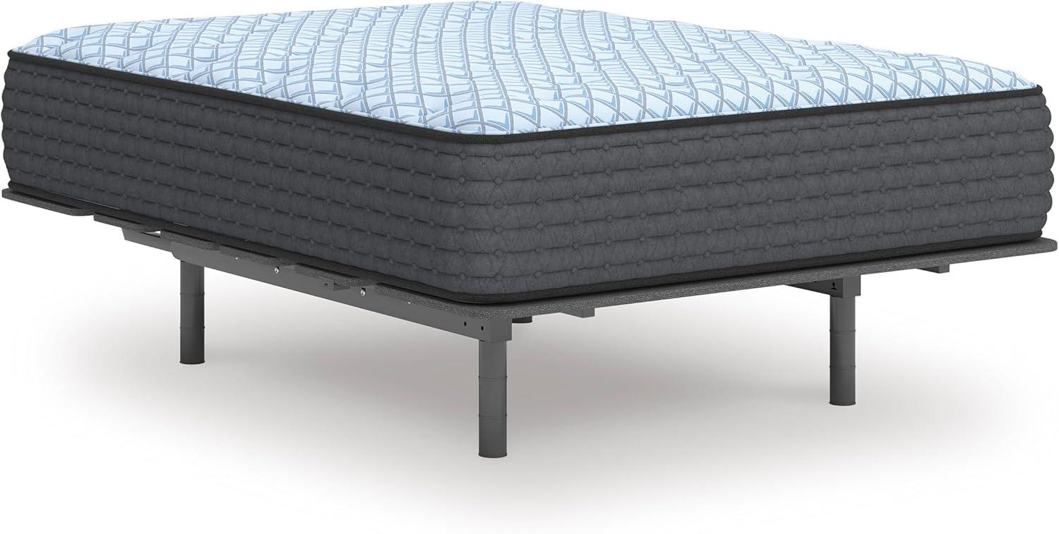 imageSignature Design By Ashley Destin Cove Plush Queen Hybrid Mattress Stretch Knit Cooling Cover Memory Foam Wrapped Coil Unit 60 W x 795 D x 15 H BlueQueen