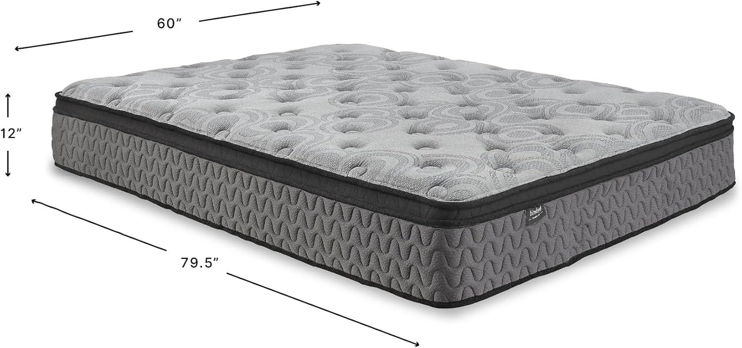 imageSignature Design By Ashley Destin Cove Plush Queen Hybrid Mattress Stretch Knit Cooling Cover Memory Foam Wrapped Coil Unit 60 W x 795 D x 15 H BlueQueen