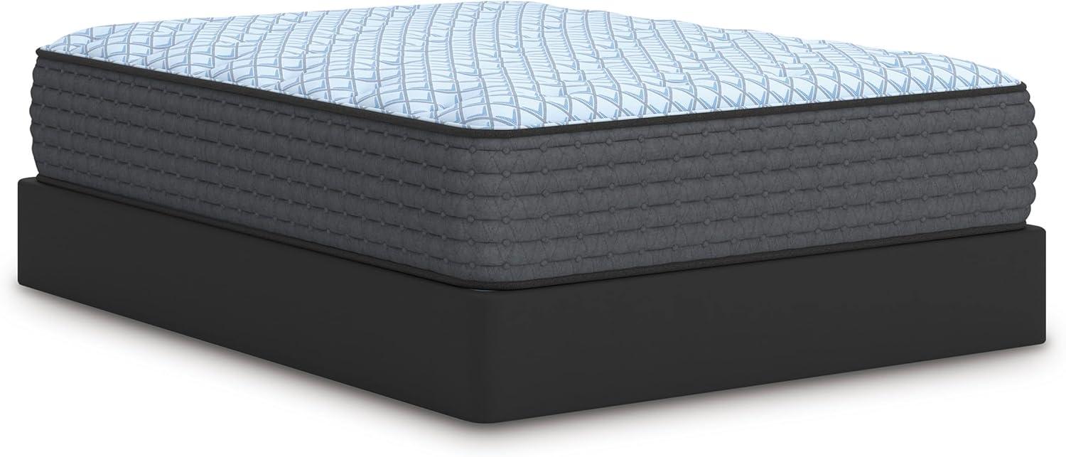 imageSignature Design By Ashley Destin Cove Plush Queen Hybrid Mattress Stretch Knit Cooling Cover Memory Foam Wrapped Coil Unit 60 W x 795 D x 15 H BlueQueen