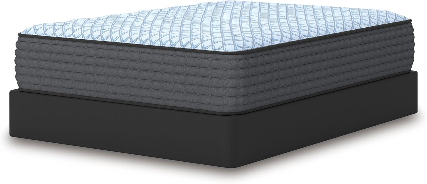imageSignature Design By Ashley Destin Cove Plush Queen Hybrid Mattress Stretch Knit Cooling Cover Memory Foam Wrapped Coil Unit 60 W x 795 D x 15 H BlueQueen