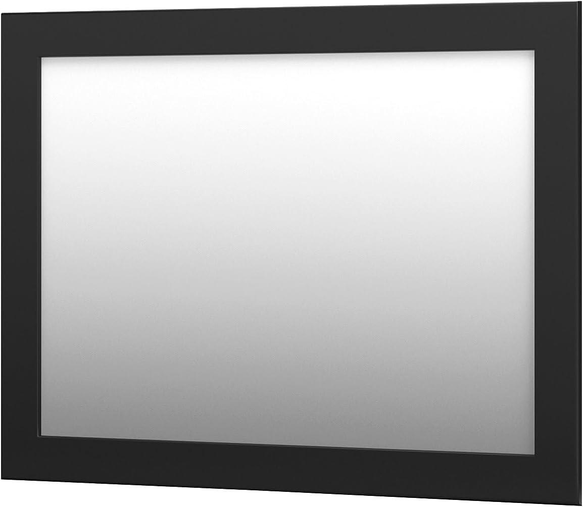 imageSignature Design by Ashley Maribel Traditional Bedroom Mirror with Thick Frame Black