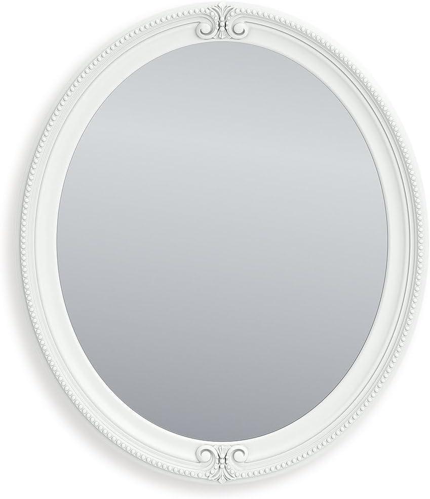 imageSignature Design by Ashley Trindura French Country Wall Mounted Bedroom Mirror White