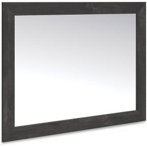 Signature Design by Ashley Granaport Modern Bedroom Mirror with Thick Frame, Charcoal