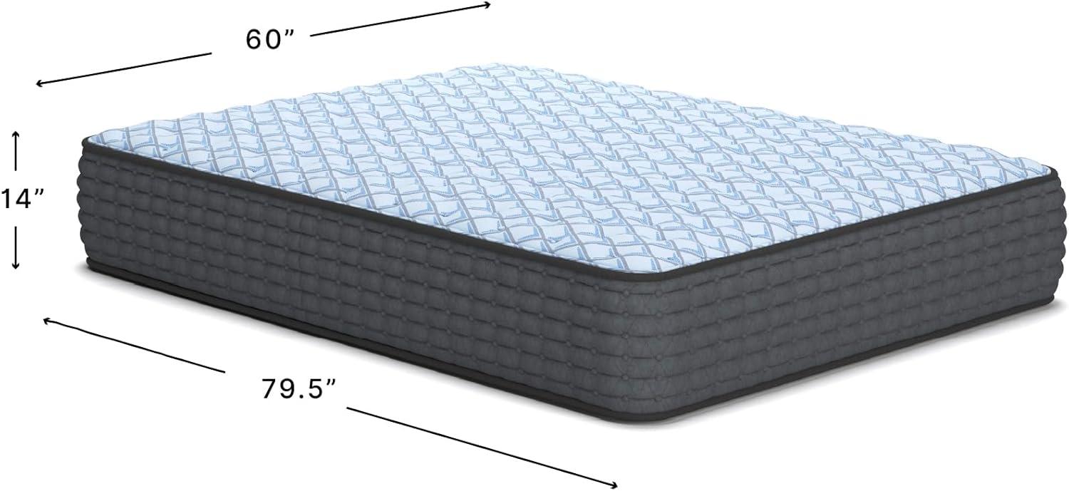 imageSignature Design by Ashley Destin Cove Firm Extra Firm 14 Inch Mattress with Low Motion Transfer and Temperature Regulating Mattress in a Box Queen