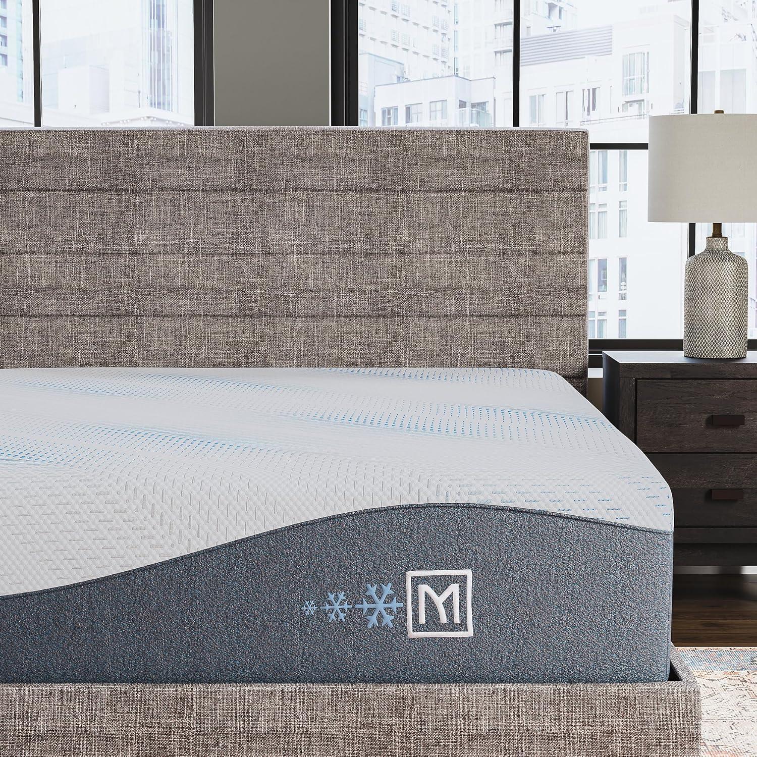 imageSignature Design by Ashley Millennium Luxury Plush Gel Latex Hybrid 15 Inch Mattress Queen WhiteKing
