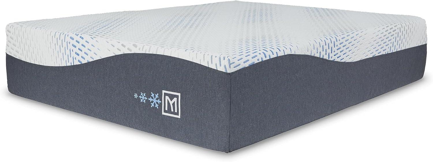 imageSignature Design by Ashley Millennium Luxury Plush Gel Latex Hybrid 15 Inch Mattress Queen WhiteKing