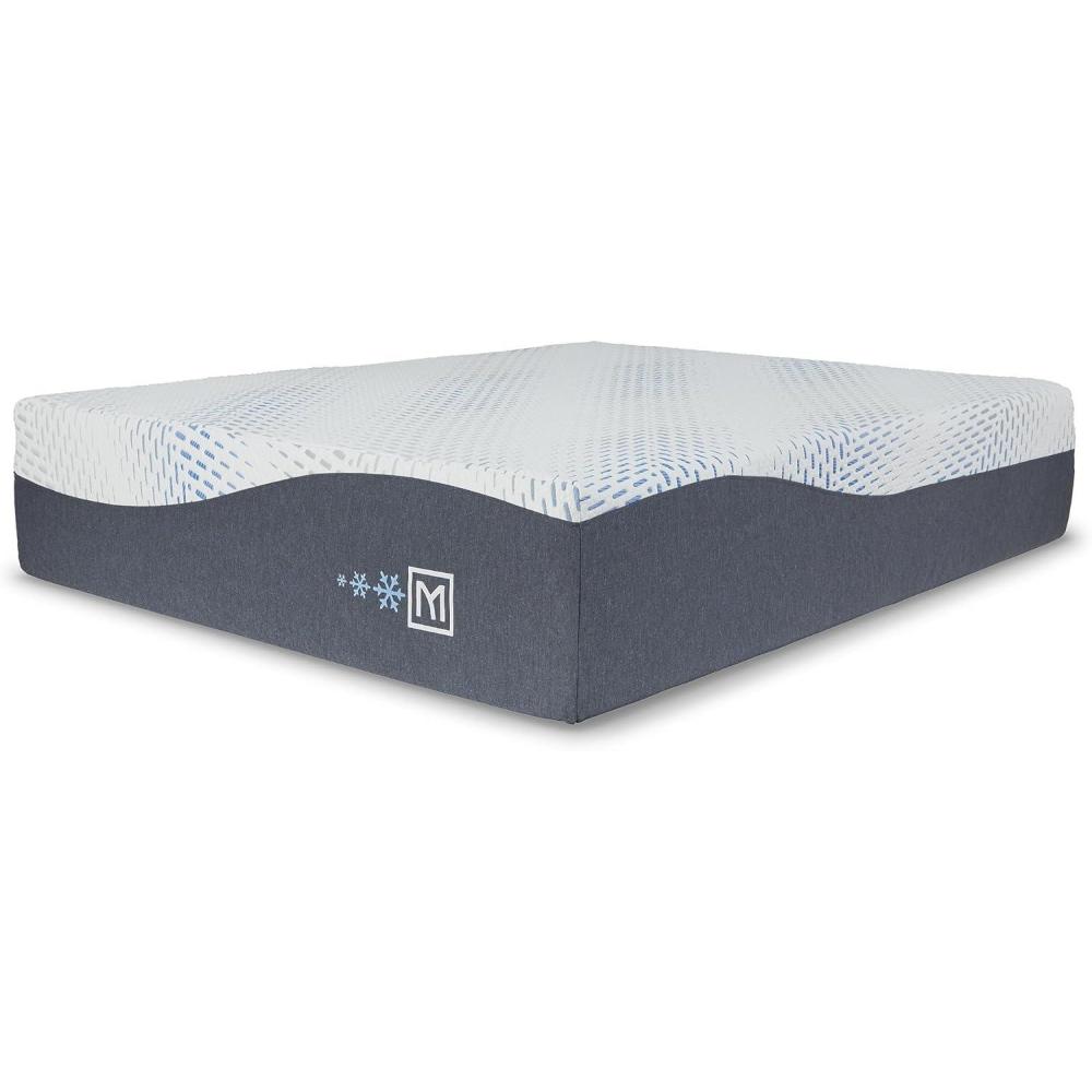imageSignature Design by Ashley Millennium Luxury Plush Gel Latex Hybrid 15 Inch Mattress Queen WhiteKing