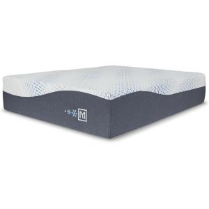 Signature Design by Ashley Millennium Luxury Plush Gel Latex Hybrid 15 Inch Mattress, Queen, White(Queen)