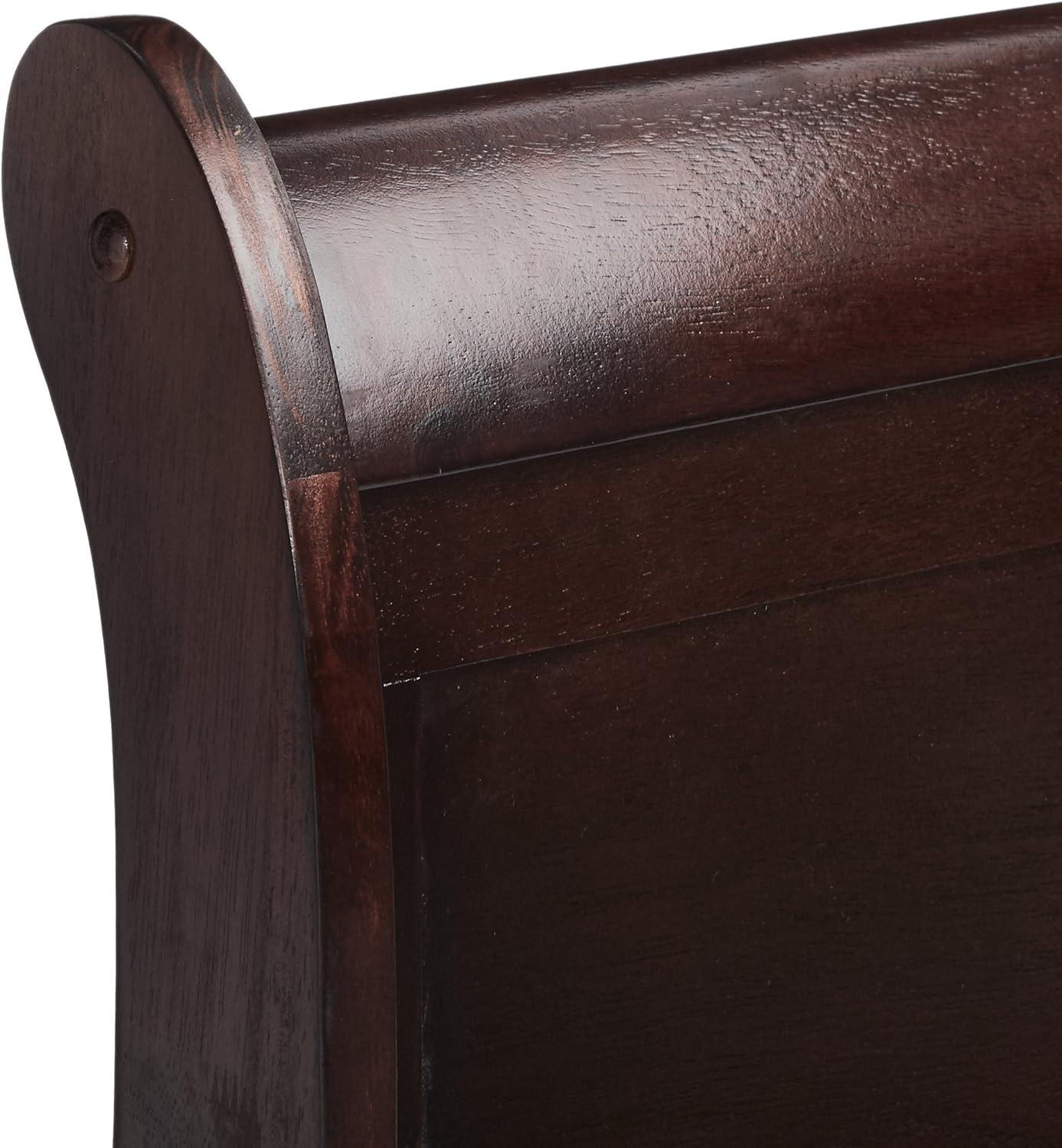 imageSignature Design by Ashley Alisdair Traditional Twin Sleigh Headboard amp Footboard ONLY Dark BrownKingCal King