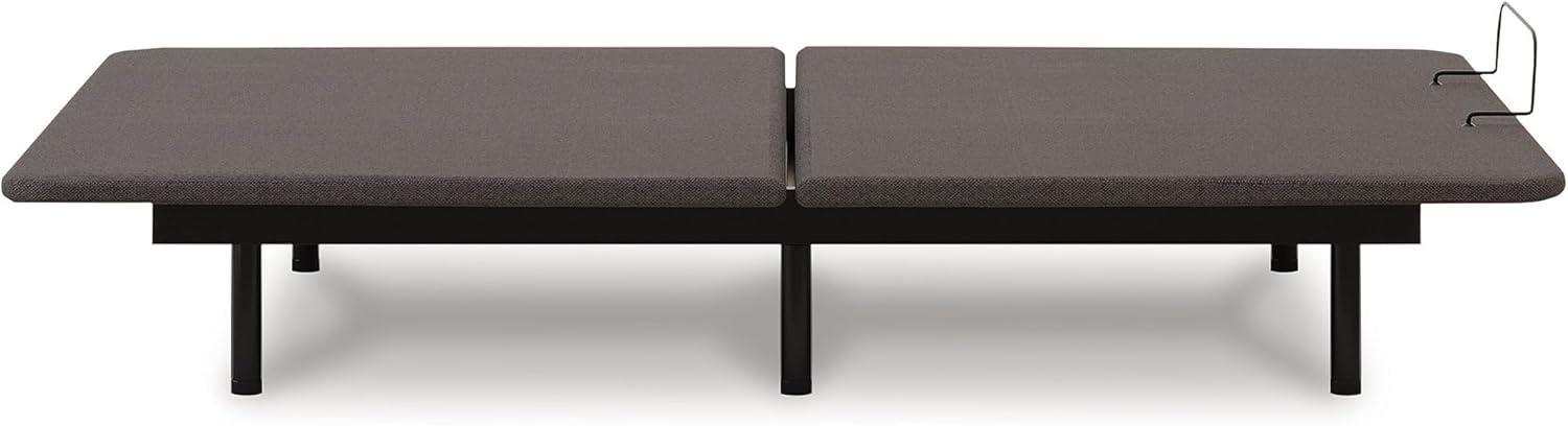 imageSignature Design by Ashley HeadFoot Model Good Traditional California King Adjustable Head amp Foot Base with USB Ports and Remote Control Charcoal