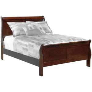 Signature Design by Ashley Alisdair Traditional Twin Sleigh Headboard & Footboard ONLY, Dark Brown(Full)