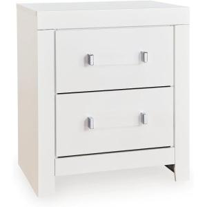 Signature Design by Ashley Marzoni Contemporary Nightstand, White