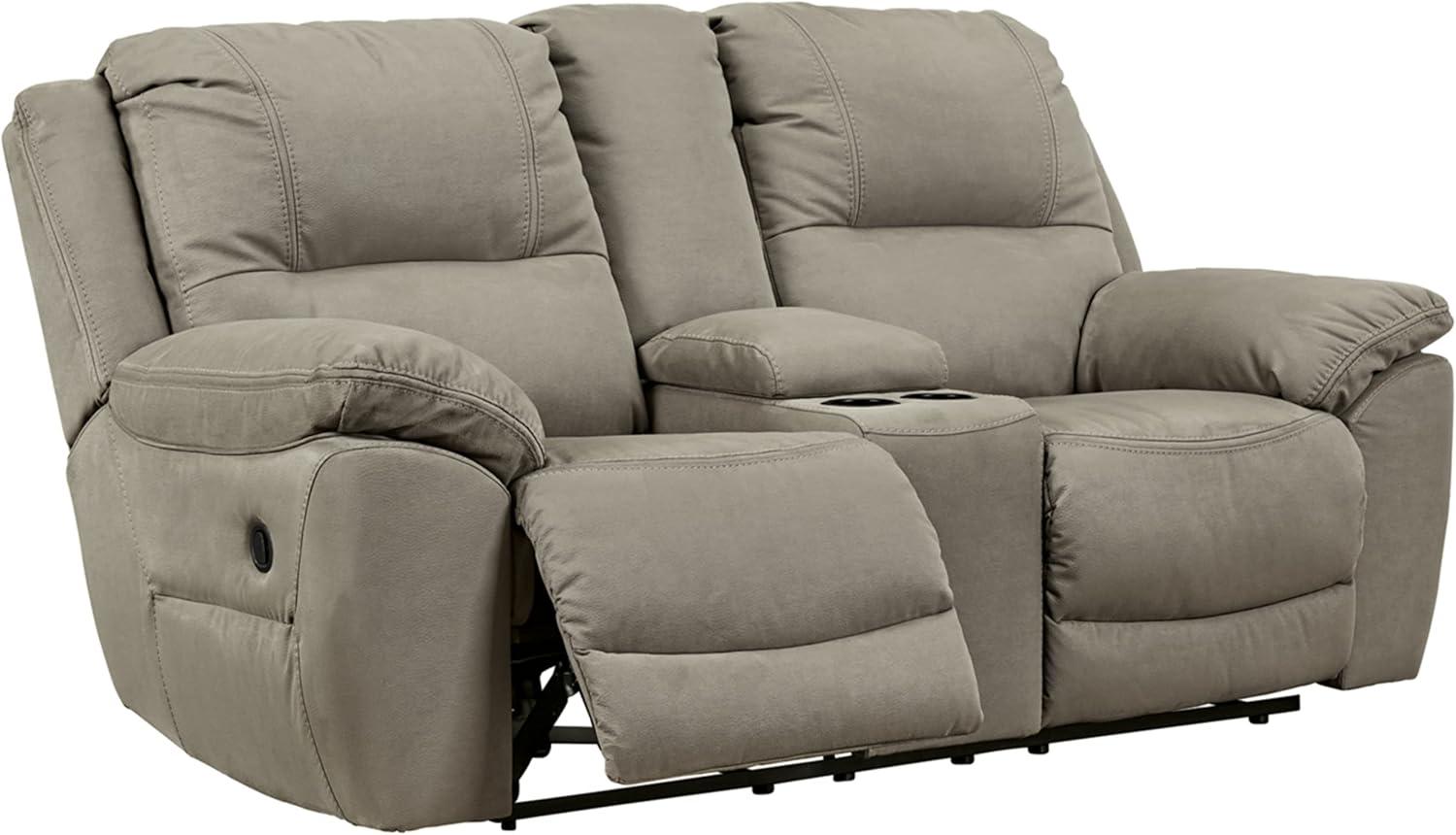 imageSignature Design by Ashley NextGen Gaucho Classic Power Reclining Loveseat with Console BeigeBeige
