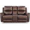 Power Reclining Loveseat with Console