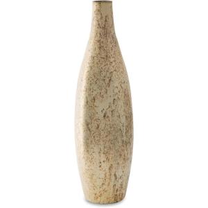 Signature Design by Ashley Plawite Vase, Mercury Glass Vase with Antiqued Silvertone Finish, for Faux and Dried Floral Arrangements, 6″ W x 6″ D x 21.13″ H