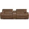 3-Piece Power Reclining Sectional Loveseat with Console