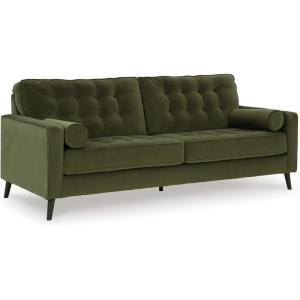 Signature Design by Ashley Reveon Lakes Contemporary Sofa with Tufted Cushion and Removable Cushion, Green