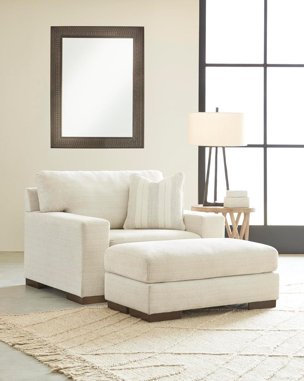 imageSignature Design by Ashley Vayda Contemporary Sofa for Living Room BeigeOff White