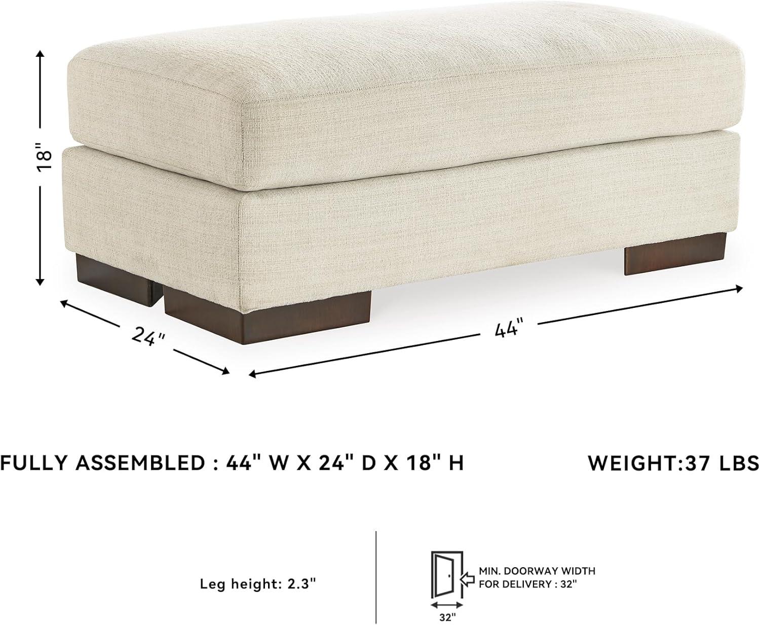 imageSignature Design by Ashley Vayda Contemporary Sofa for Living Room BeigeOff White