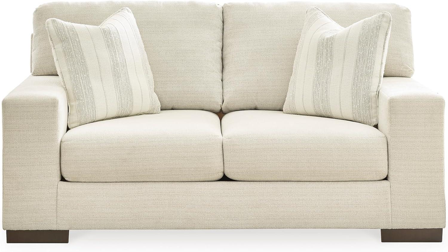 imageSignature Design by Ashley Vayda Contemporary Sofa for Living Room BeigeOff White