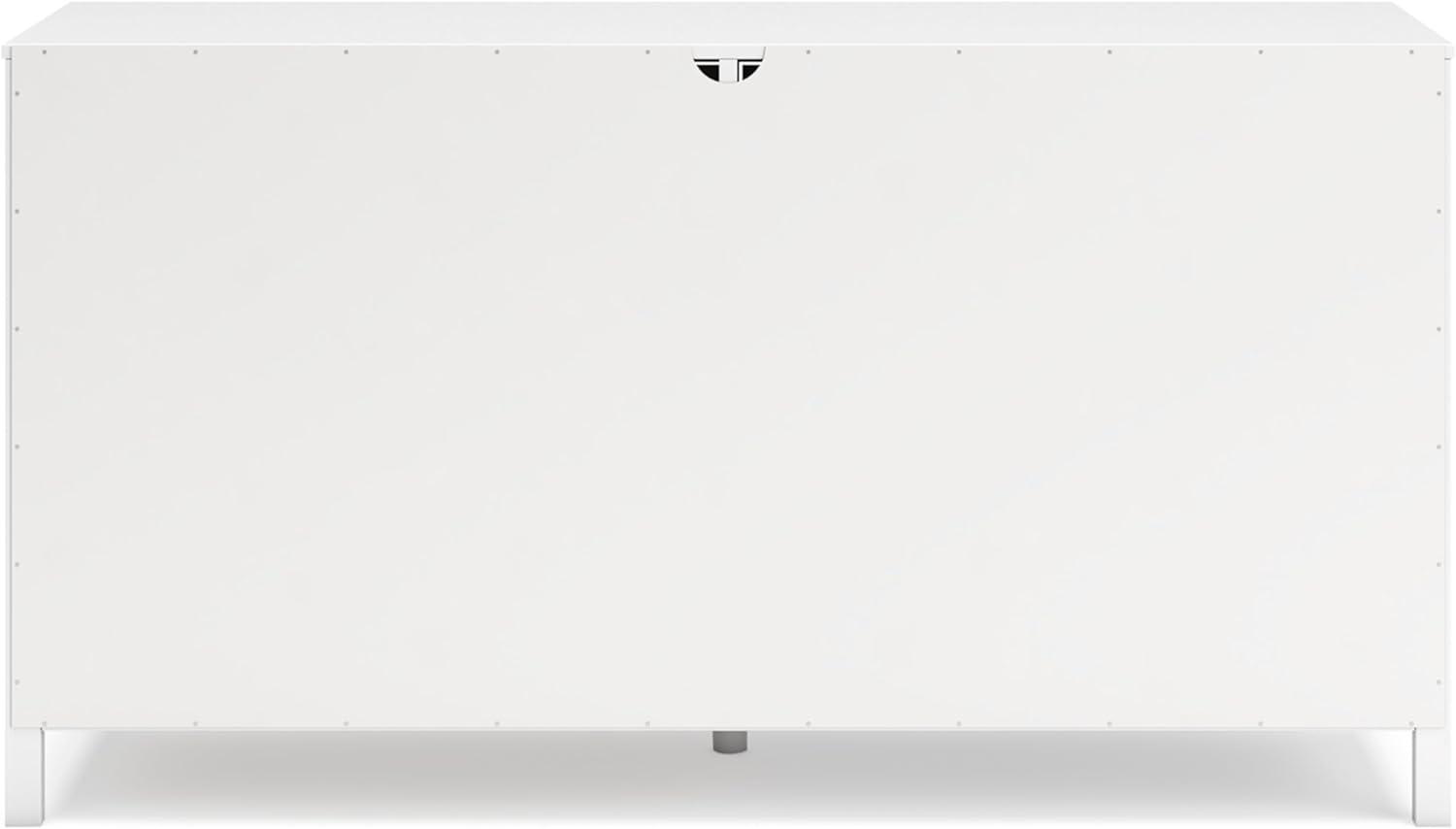 imageSignature Design by Ashley Hallityn Coastal 6Drawer Dresser with Safety Stop and Scalloped Design WhiteWhite