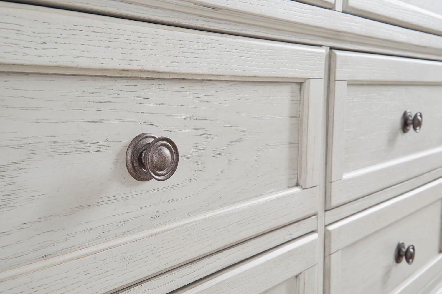 imageSignature Design by Ashley Robbinsdale Casual Dresser with FeltLined Upper Drawer White