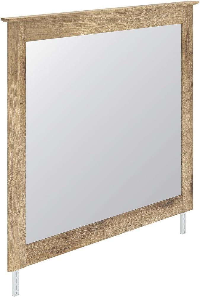 imageSignature Design by Ashley Allihauser Cottage Bedroom Mirror with Thick Frame Light Brown