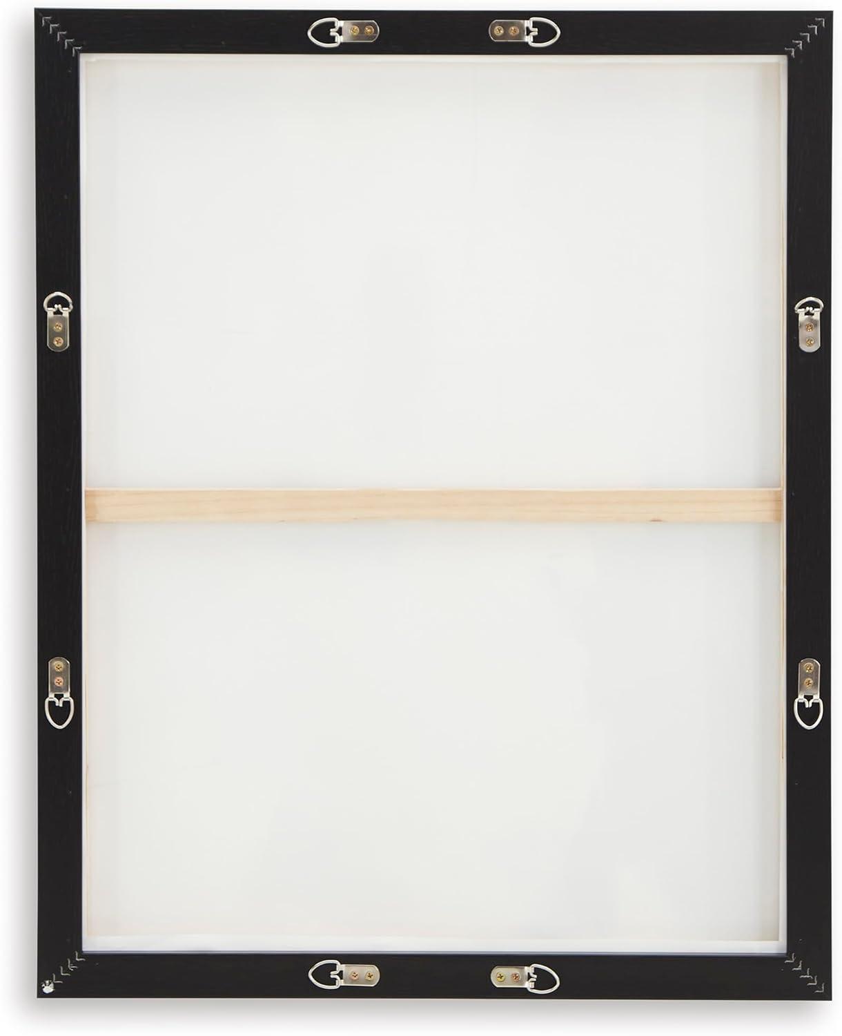 imageSignature Design by Ashley Caldish Contemporary Rectangular Handpainted Wall Art Set 24 x 30 Inches Set of 2 Blue amp White
