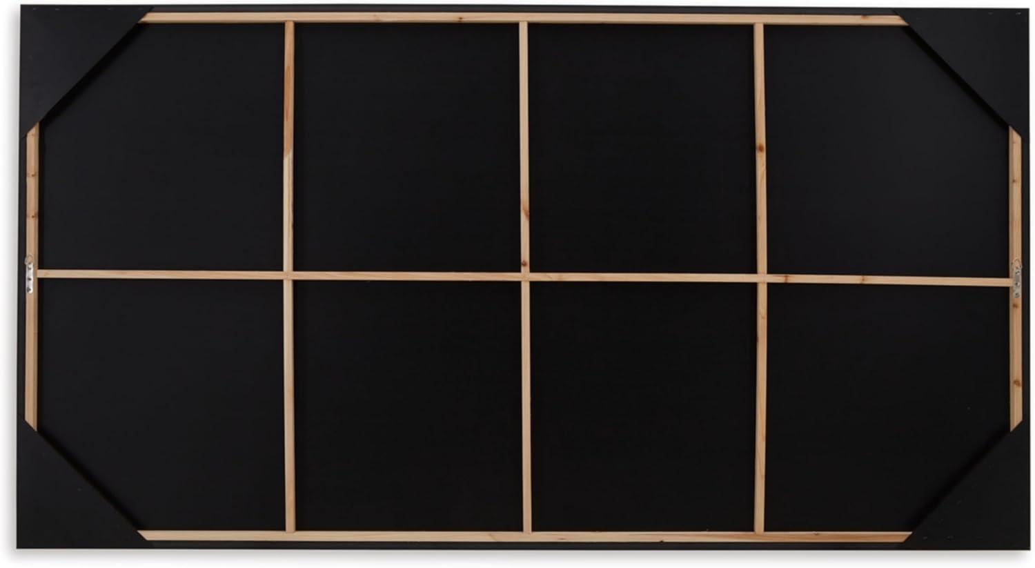 imageSignature Design by Ashley Delstone Contemporary Rectangular Landscape Framed Print Wall Art 87 x 46 Inches Black amp White