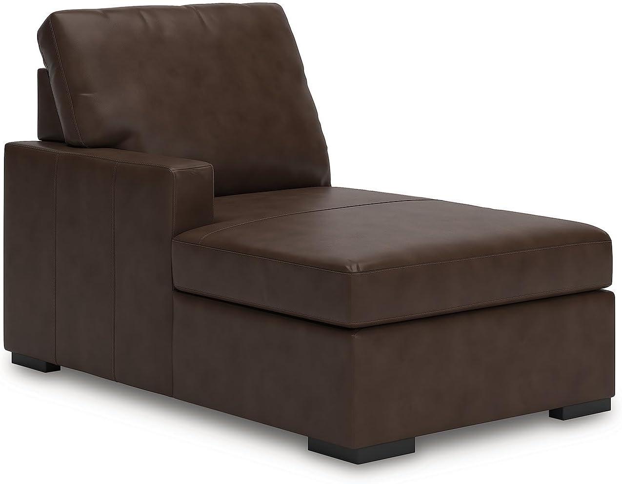 imageSignature Design by Ashley Jarreau Modern Sectional Sleeper Sofa Couch with Chaise Lounge Blue3Piece Sectional w Chaise Left
