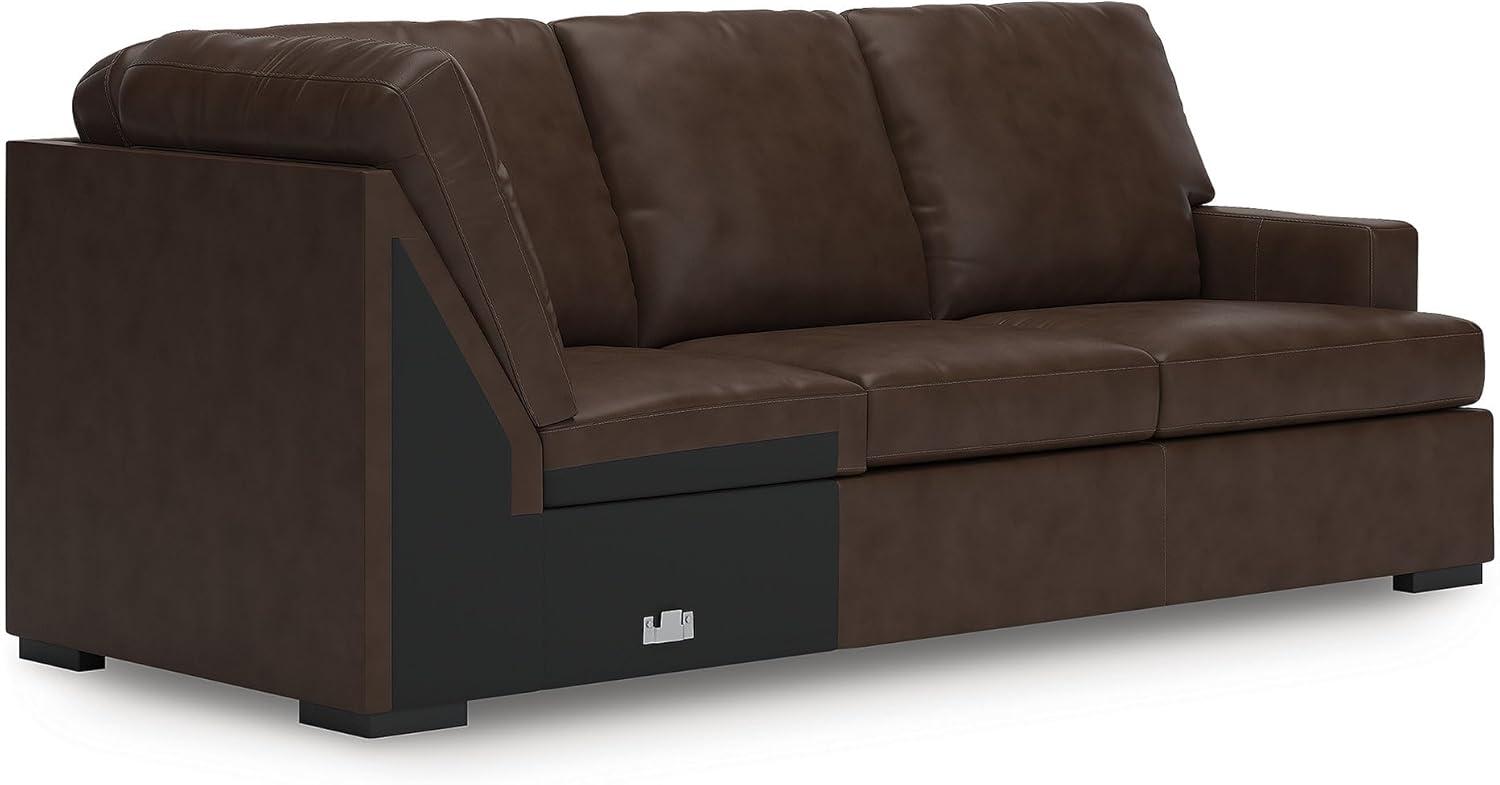 imageSignature Design by Ashley Jarreau Modern Sectional Sleeper Sofa Couch with Chaise Lounge Blue3Piece Sectional w Chaise Left