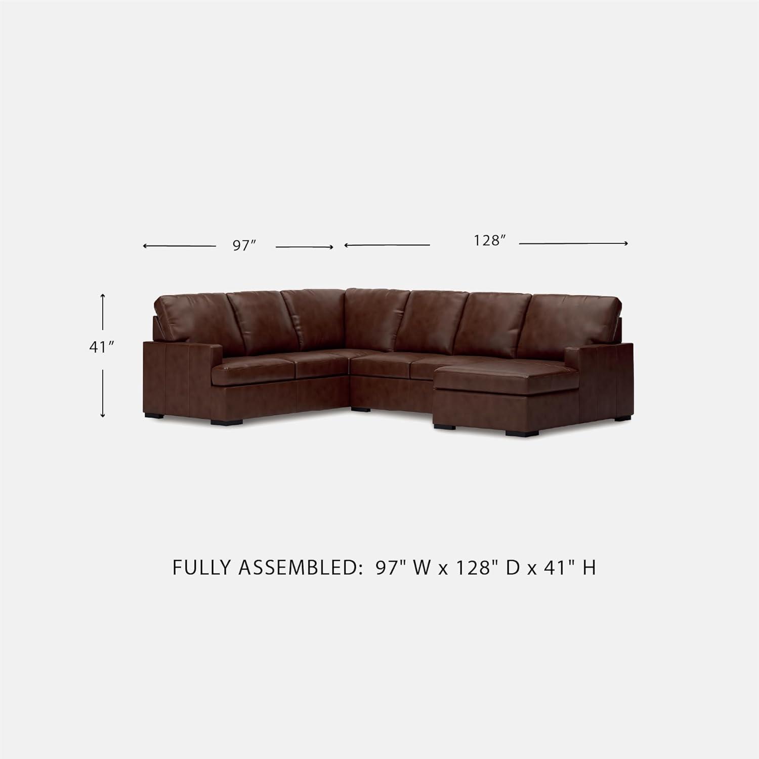 imageSignature Design by Ashley Jarreau Modern Sectional Sleeper Sofa Couch with Chaise Lounge Blue3Piece Sectional w Chaise Right