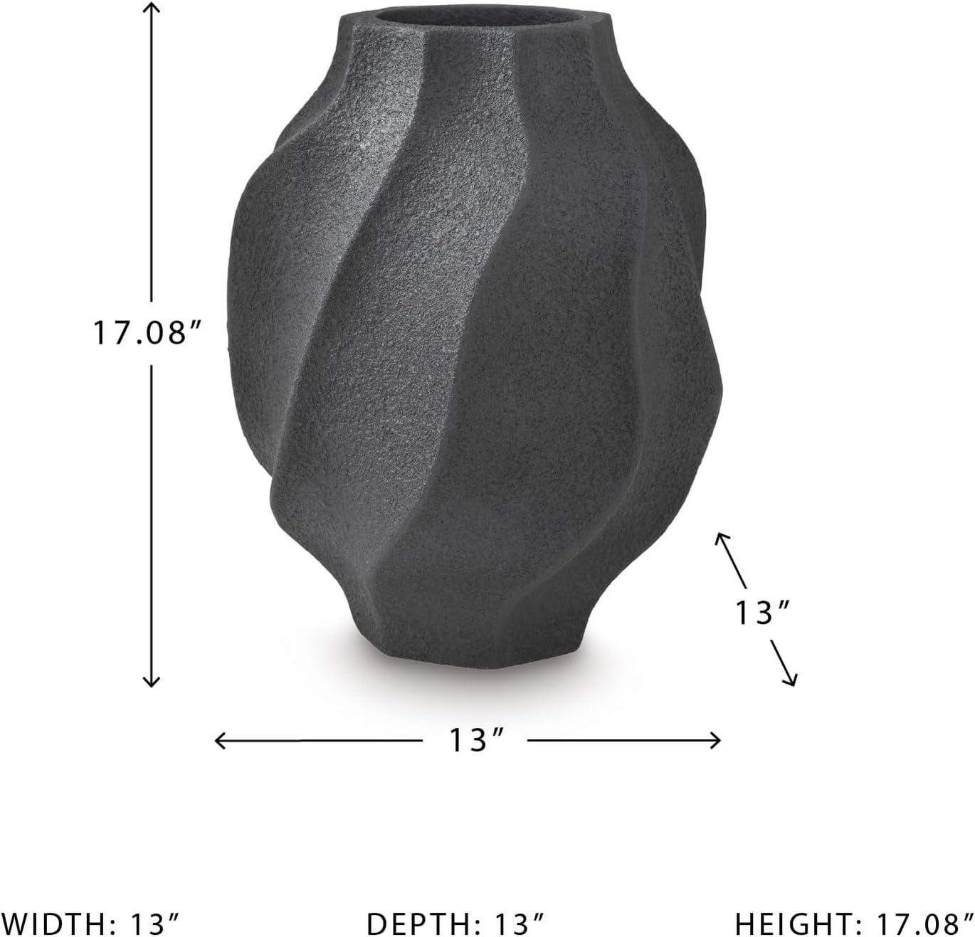 imageSignature Design by Ashley Judworth Casual Vase with Matte Finish BlackBlack