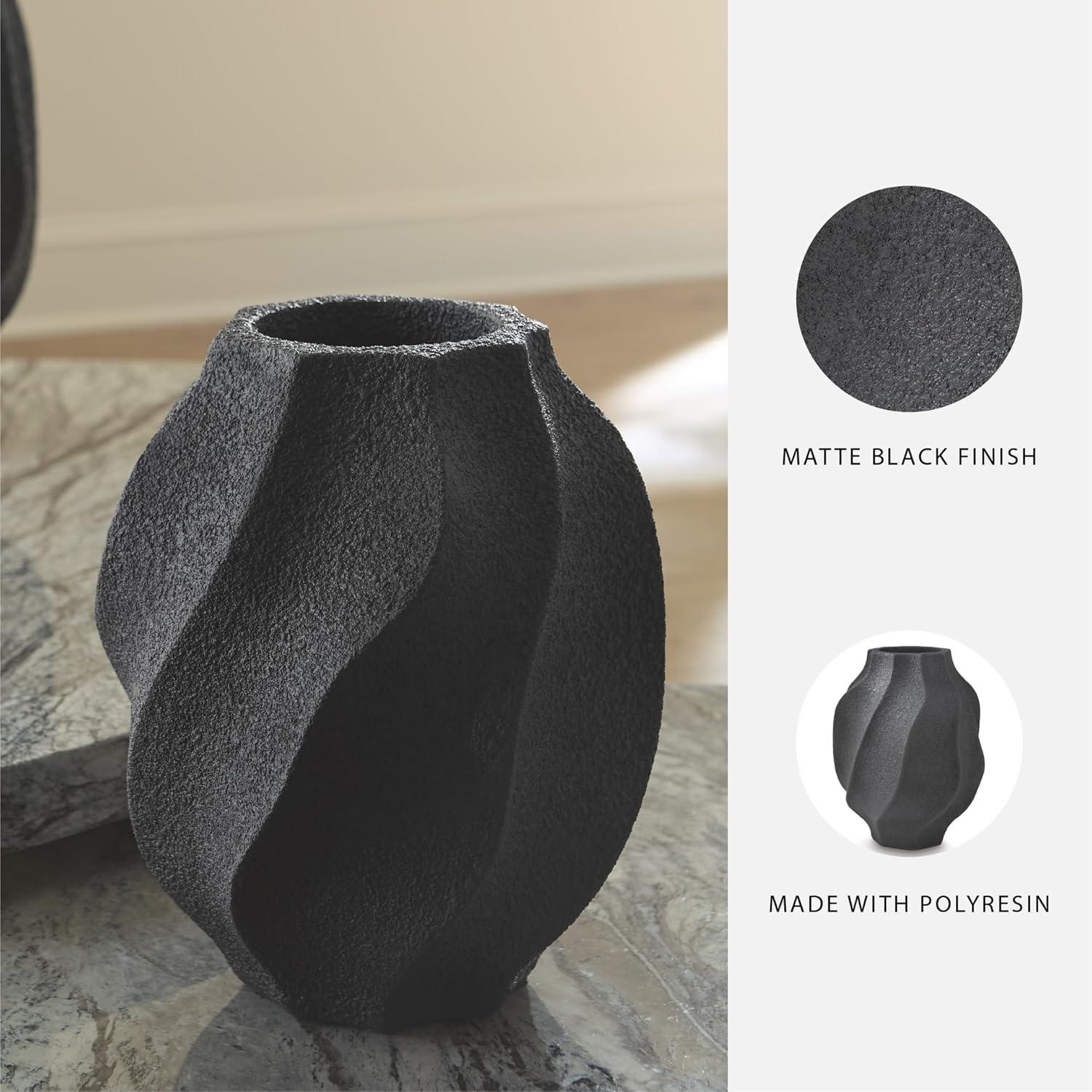 imageSignature Design by Ashley Judworth Casual Vase with Matte Finish BlackBlack