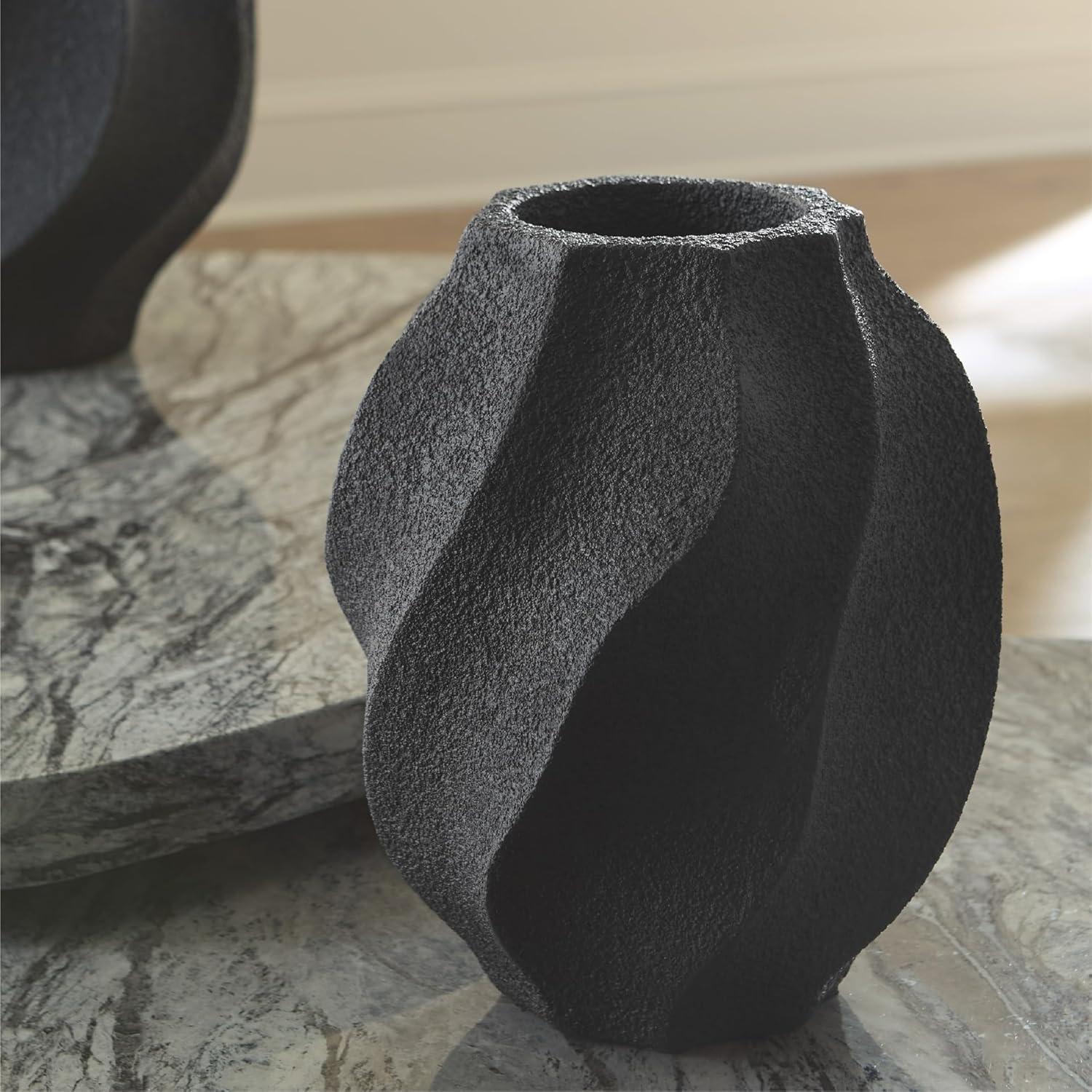 imageSignature Design by Ashley Judworth Casual Vase with Matte Finish BlackBlack