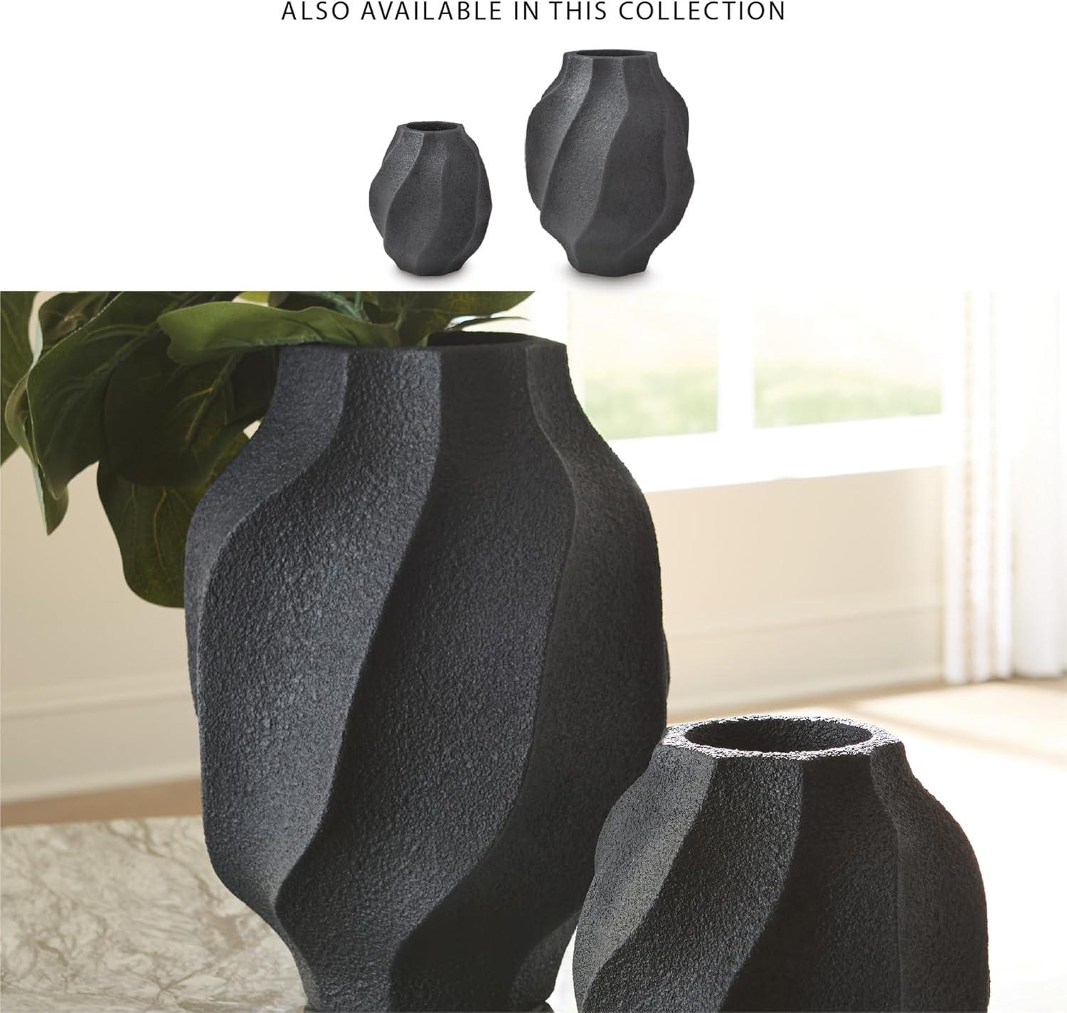 imageSignature Design by Ashley Judworth Casual Vase with Matte Finish BlackBlack