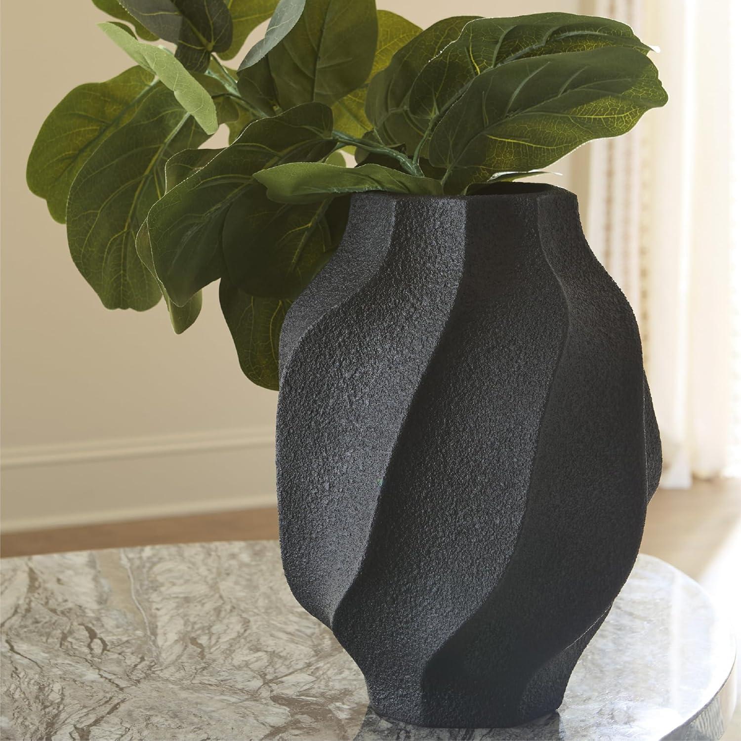 imageSignature Design by Ashley Judworth Casual Vase with Matte Finish BlackBlack