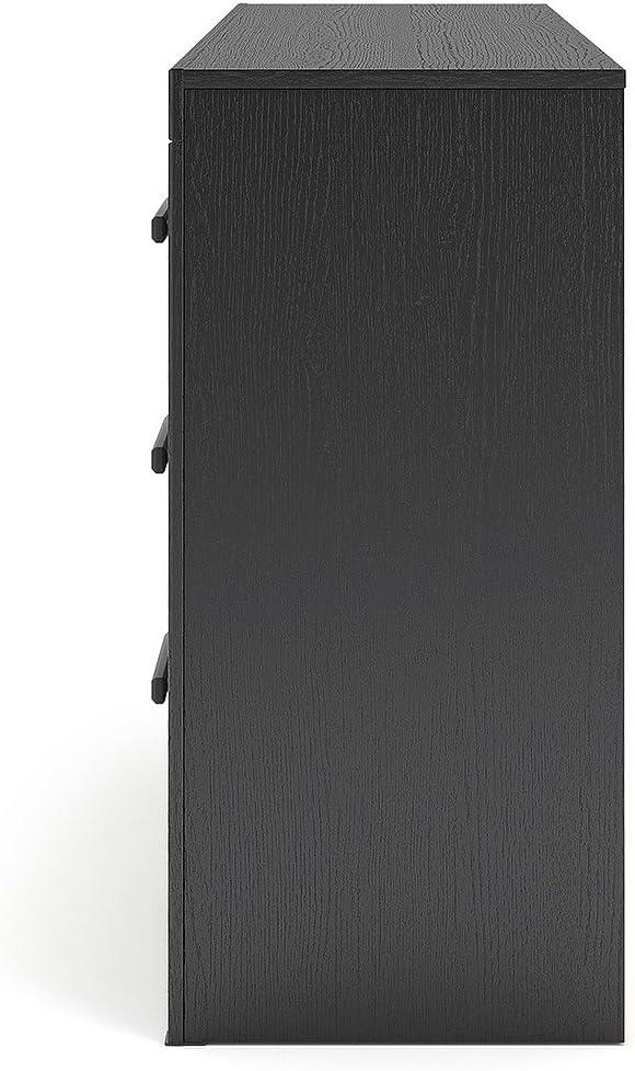 imageSignature Design by Ashley Ryderton Casual 6Drawer Dresser with Safety Stop Light GrayBlack Gray